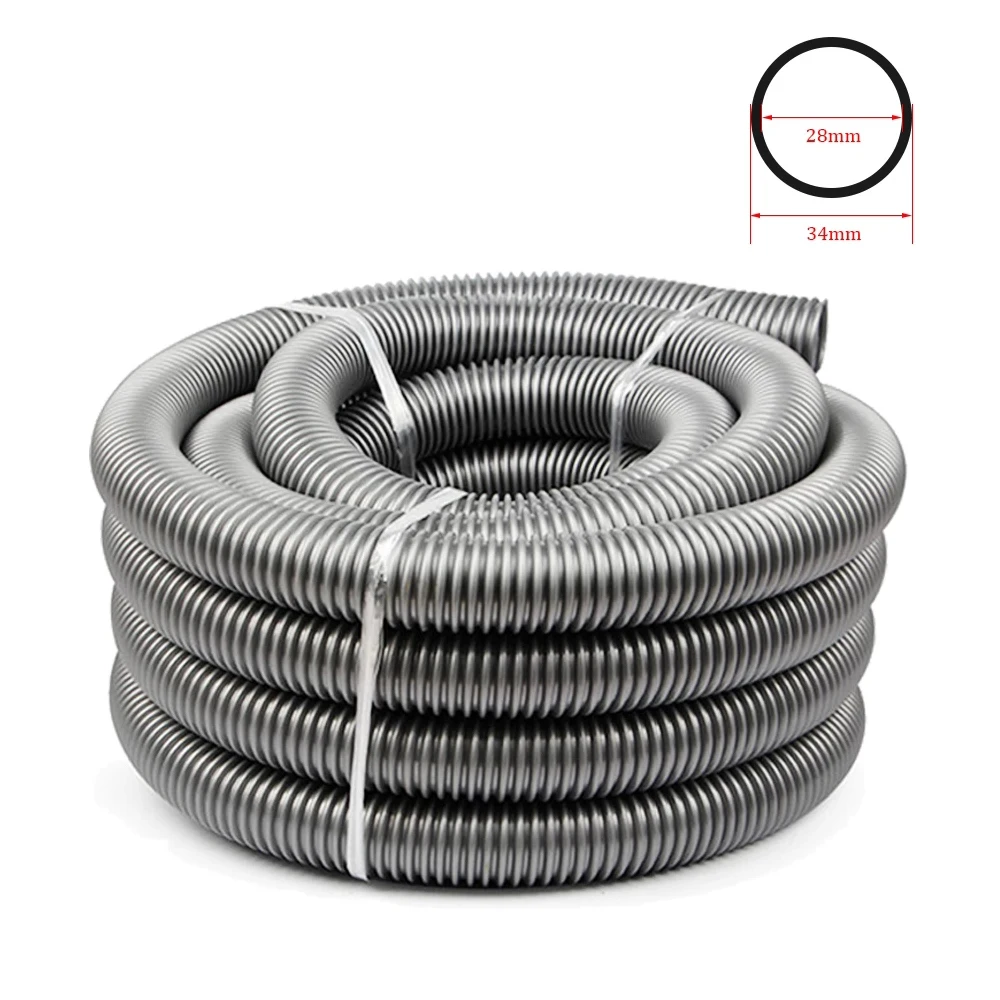 

Inner 28mm Outer 34mm Hose Vacuum Cleaner Bellows Straws Factory Thread Hose Vacuum Cleaner Tube Soft Pipe Replacement Parts