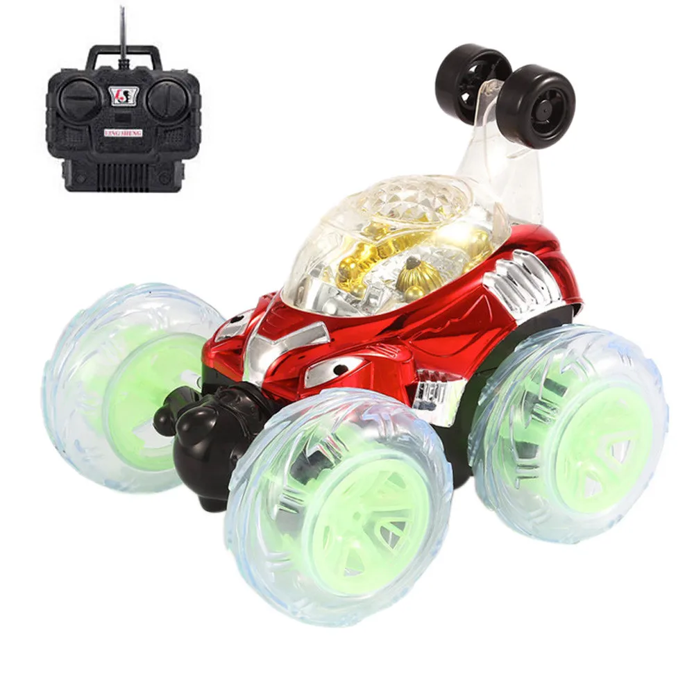 

RC Car toy 360 Spinning and Flips With Color Flash & Music for Kids Remote Control Truck toys for children radio control car