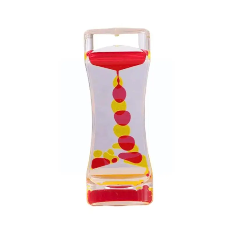Autistic Sensory Toys Liquid Motion Bubbler Timer Colorful Liquid Bubbler ADHD Fidget Toy Calm Relax Desk Toy for Kids fidget toys stress relief toys childrens toys