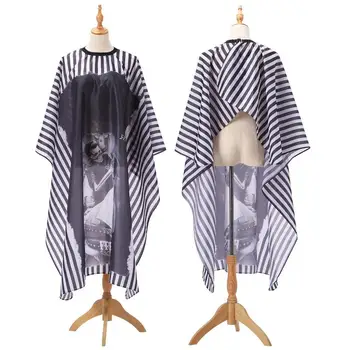 

Hair Cloth Black Hair Dresser Breathable Hairdressing Cape Waterproof Hairdresser Cape Salon Barber Gown Hair Salon Barber Cape