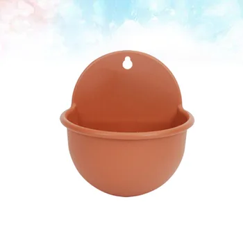 

1PC Flower Pot Resin Vertical Wall Hanging Plants Pot for Garden Home Outdoor Indoor Decor