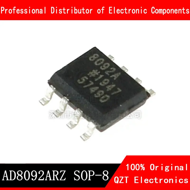 10pcs/lot AD8092ARZ AD8092AR AD8092A AD8092 SOP-8 new original In Stock 10 шт лот ad8092arz ad8092ar ad8092a ad8092 sop 8 новая оригинальная искусственная кожа