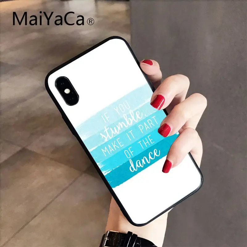 A15 MaiYaCa танцевальный ночной сон весь день черный мягкий чехол телефон чехол для iPhone 8 7 6 6S Plus X XS MAX 5 5S SE XR 10 Чехол - Цвет: A15