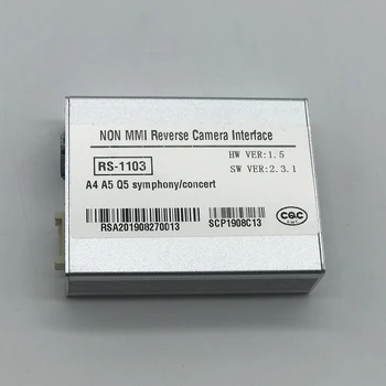 

Car Electronic Accessories Front View Camera And Rear View Camera Interface Adaptor For Audi A4 A5 Q5 symphony/concert main unit