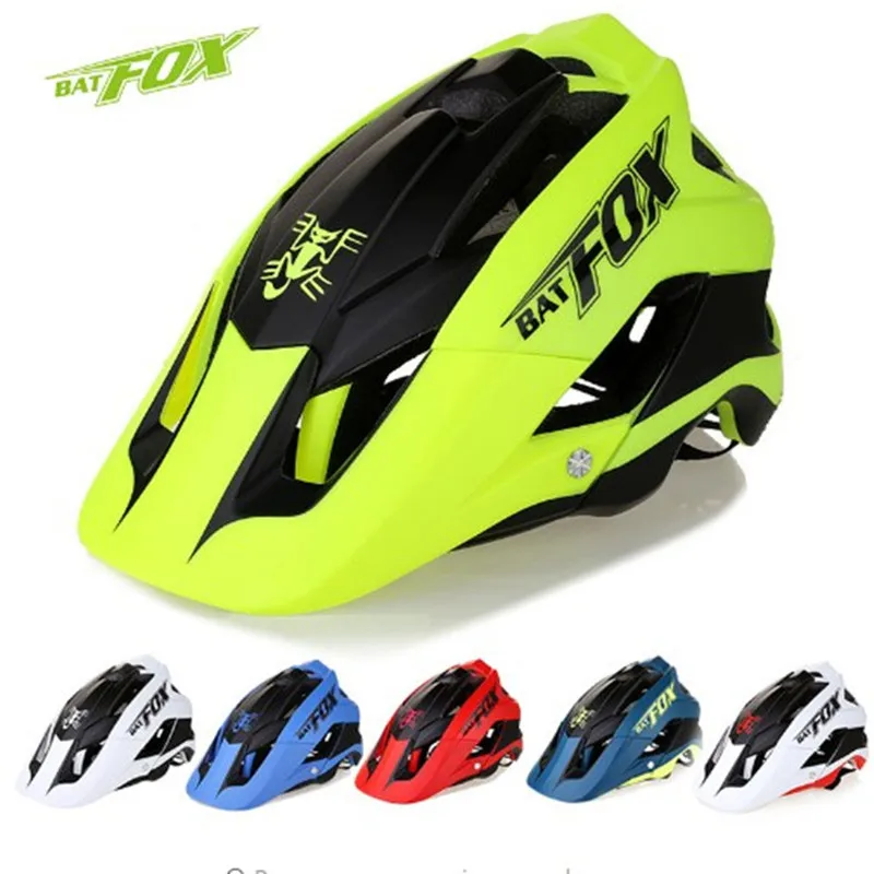 BATFOX Keseluruhan Molding Helm Sepeda Ultra Ringan Peta Helm BAT FOX DH AM  Kualitas Tinggi Mtb Sepeda Helm Sepeda casco Ciclis|Helm Sepeda| -  AliExpress