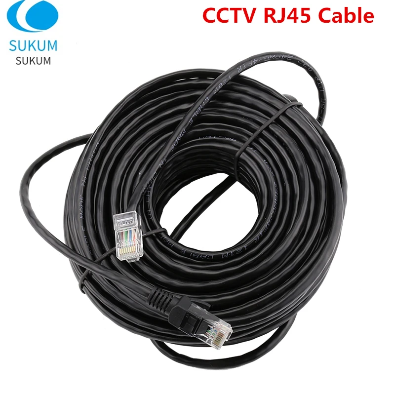 Сетевой кабель RJ45 Ethernet LAN наружный водонепроницаемый патч CAT5e сетевой для системы