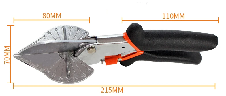PVC Wood Multi Angle Trim Cutter, 45 Degree angle cutting scissors, hand shearing tools 3
