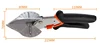 PVC Wood Multi Angle Trim Cutter, 45 Degree angle cutting scissors, hand shearing tools 3