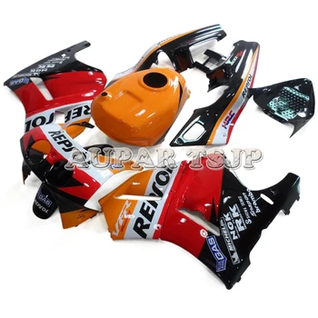 

Complete Fairing Kit For Honda VFR400R NC30 V4 1988 1989 1990 1991 1992 ABS Plastic Motorcycle Fairings Repsol Orange Red