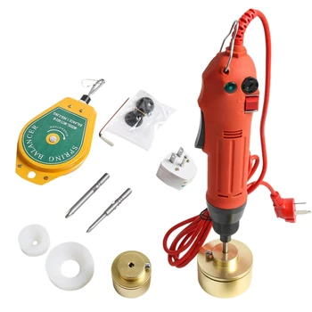 

AD-Manual Electric Bottle Capping Machine Handheld Cap Sealer Sealing Machine 10-50Mm Capping Diameter Bottle Capper Sealer Scre