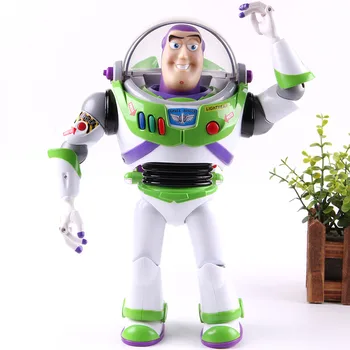 

Toy Story Buzz Lightyear Figure Space Ranger with LED Light Doll for Kids Buzz Lightyear Action Figure Collectible Model Toy
