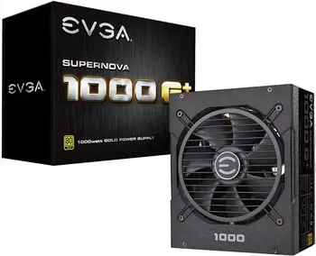 

EVGA Super NOVA 1000 G+ 80 Plus Gold 1000W Fully Modular FDB Fan Includes Power ON Self Tester Power Supply 120-GP-1000-X1