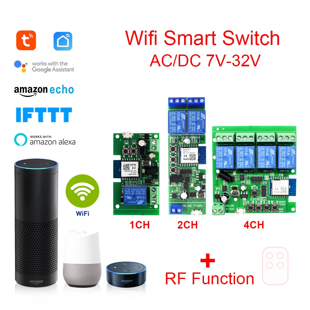 Tuya Smart Дистанционное Управление Беспроводной Wi-Fi модуль автоматического