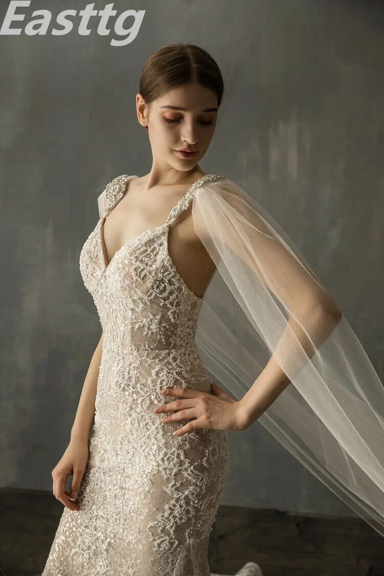 Bridal Veil 118"（300cm）width Diamond top Cape Bridal Shawl Cathedral Length Tulle Long Cape Cloak Shawl Wedding veil Accessories