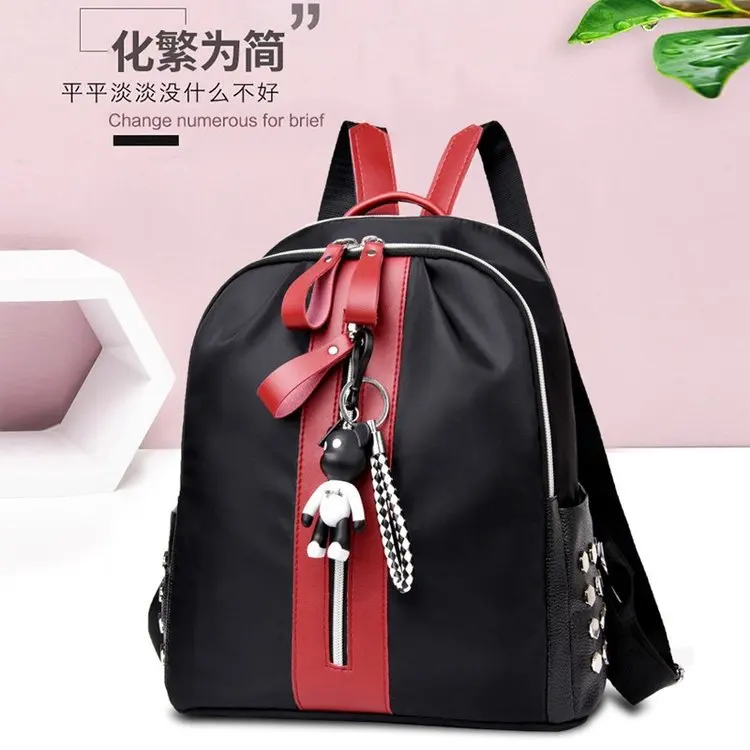 Весна и лето стиль заклепки рюкзак от производителя оптом японский и корейский стиль элегантный популярный женская сумка поставка