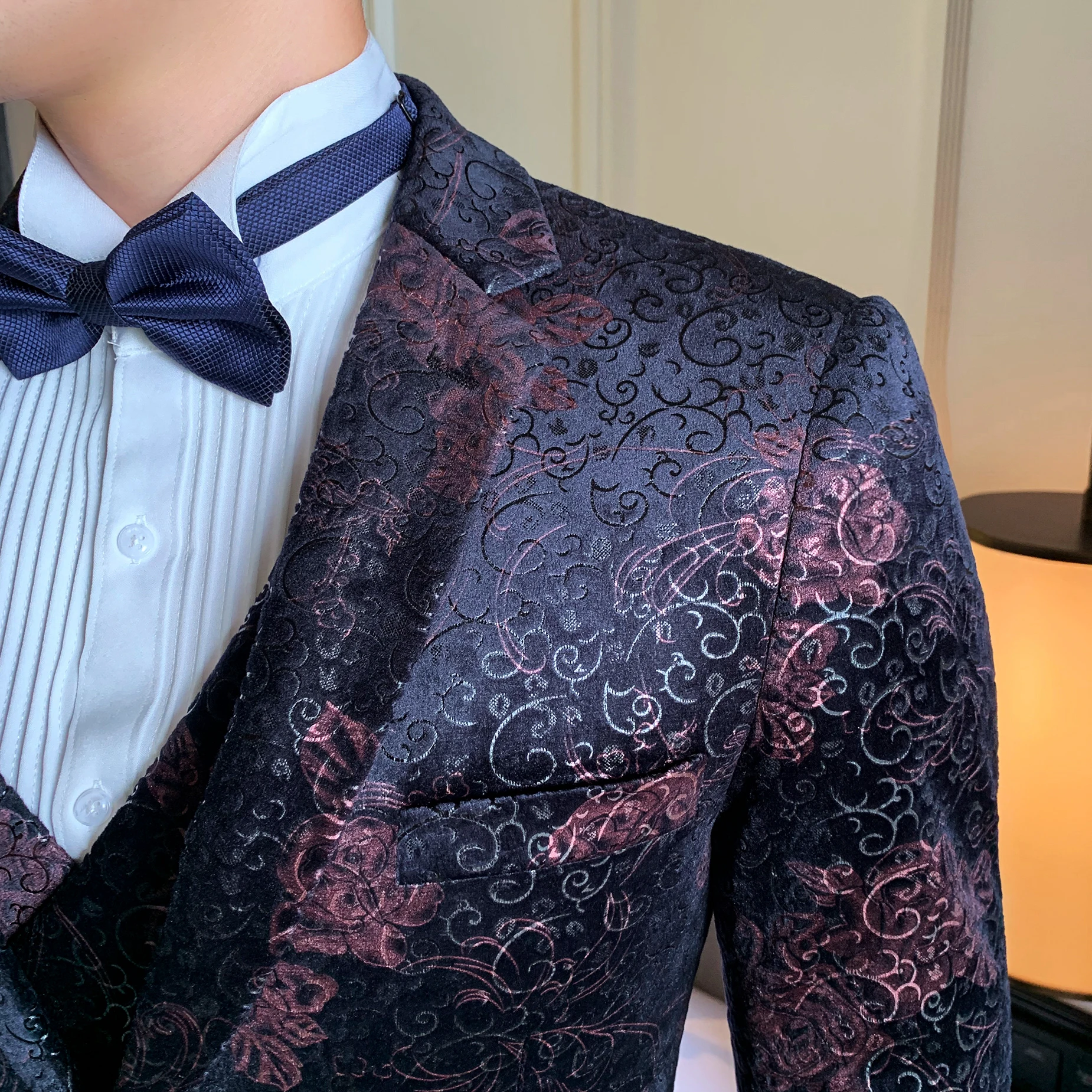 Костюм Де Люкс Pour Homme в стиле барокко Vestito Matrimonio Uomo королевские мужские роскошные