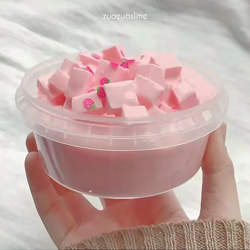 Внешняя сетевая бумага для упаковки коробок Slime Пластик Ins300ml400ml Анти-кражи кристаллический грунт Pp на плоской подошве в стиле унисекс; картридж 14-летняя девочка