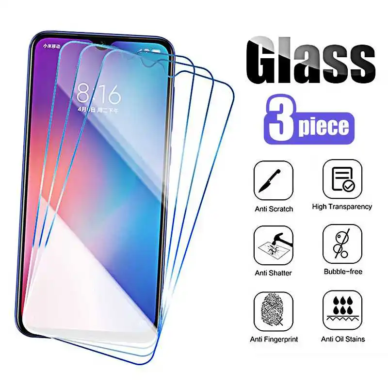 3Pcs 11D Tempered Glass For Xiaomi Redmi 7 7a 6 Pro 6A 5 Plus 5A Go Screen Protector Film |