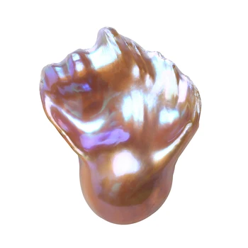 

Baroqueonly 5A Real Hudge irregular shape colorful natural pearl beads can be DIY jewelry making sweater chain pendant 35MM BYU