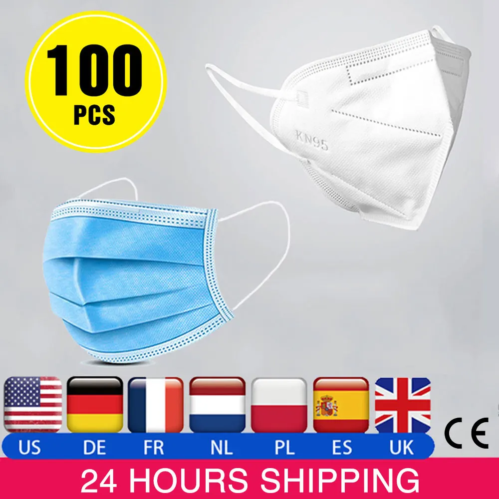 

N95 mask Respirator FFP3 mask ffp2 ffp3 Face Mask n95 Anti-virus antiviral kf94 3/6 layer Breathable gas Dust 3m masks kn95