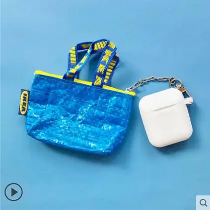 Популярный роскошный брендовый тканый чехол-кошелек, силиконовый Bluetooth беспроводной Чехол для наушников для Apple AirPods pro 3 для AirPods 1 2, чехол - Цвет: pod 1 2