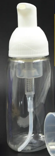 10 Вт, 30 Вт, 50 шт. 80 мл бутылка для жидкого мыла, насосный дозатор для пены, дозатор для жидкого мыла, пустой пластиковый треугольник, бутылка для жидкого мыла, очищающее средство упаковочная банка подпакет - Цвет: Прозрачный