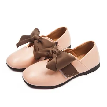

Shoes For Girls 2020 New Fashion Bowknot Princess Spring/Autumn Leather Shoes 3 4 5 6 7 8 9 10 11 12 Yeras Old Little Girl Shoes