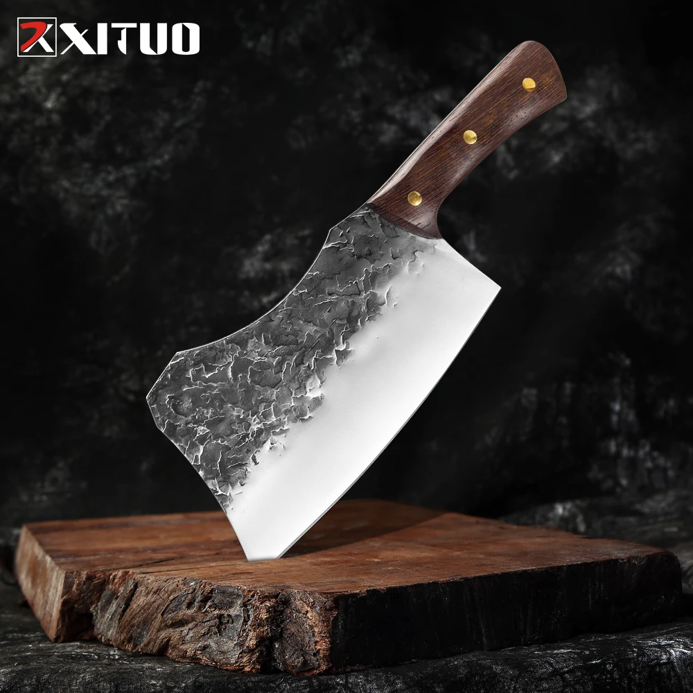XITUO ручной Кованый Нож для костей кухонный нож отелей специальный