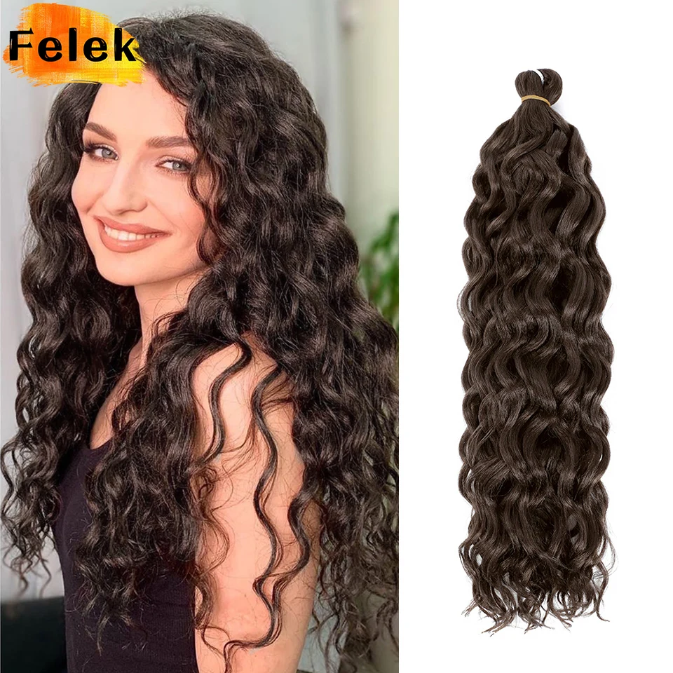 Buy 7 Packs Ocean Wave Crochet Hair Pre Looped Curly 89 Inch Black Ocean  Wave Braids Deep Wave Crochet Hair Synthetic Hair Wavy Short Ocean Wave  Braiding Hair for Women 8Inch 2