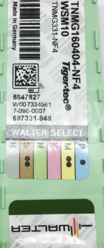 WALTER 10 шт карбидные вставки TNMG160404-NF4 WSM10
