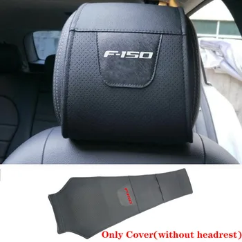 

1pc For Ford F150 Car Headrest Protector Case Pu Leather Car Headrest Cover Car Accessories