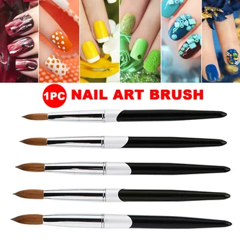 

Nail Art Brush Easy Apply Painting Pen Manicure Polish Professional Portable Dotting Drawing Salon UV Gel Tool Hair Sable