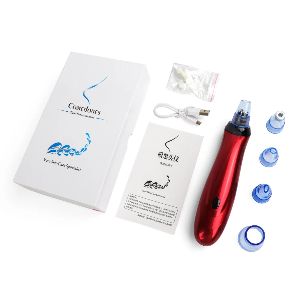 Aspirador de pó Cuidados com a Pele Rosto Nariz Acne Ponto Preto Espinha Blackhead Removedor Elétrico Cravo Poros Ferramentas Máquina 14 cravo cuidados com a pele ferramentas máquina