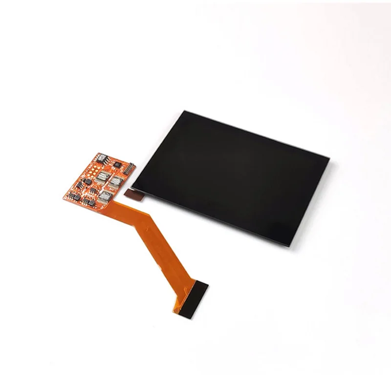 Ceny IPS wymiana ekranu LCD zestawy dla konsoli nintendo GBA SP IPS podświetlenie LCD ekran o wysokiej jasności, laminowane wyświetlacz LCD zestawy dla GBASP