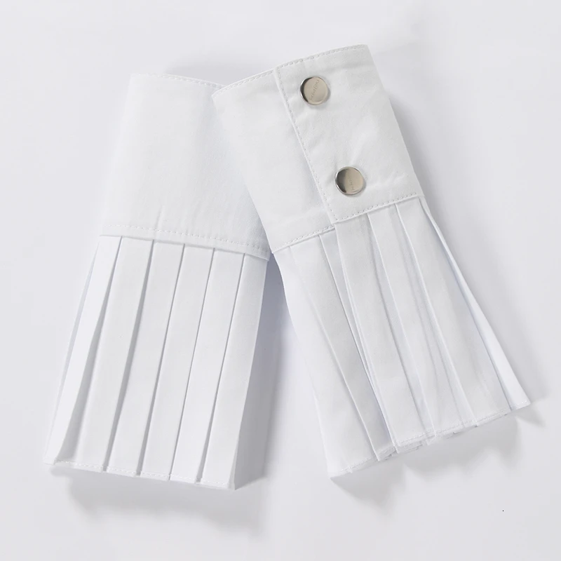 VGH Casual Original The Organ Cuff For Female Pleated Horn Patchwork Autumn Winter Women's Cuffs Accessory Fashion Tide