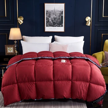 

New Down Velvet Quilt Solid Color Four Seasons Comforter Home Hotel Duvets for Home Textile Bedding Quilts Blankets High Quality