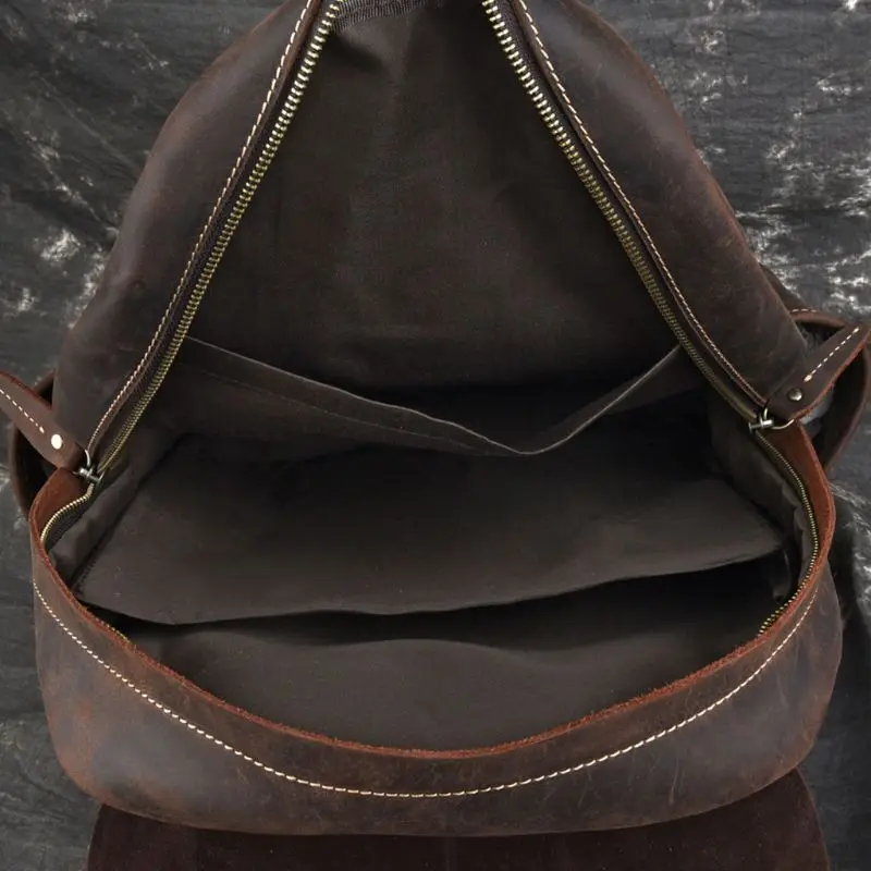 Винтажный Мужской кожаный рюкзак для путешествий вместительный рюкзак подростковый студенческий рюкзак для ноутбука