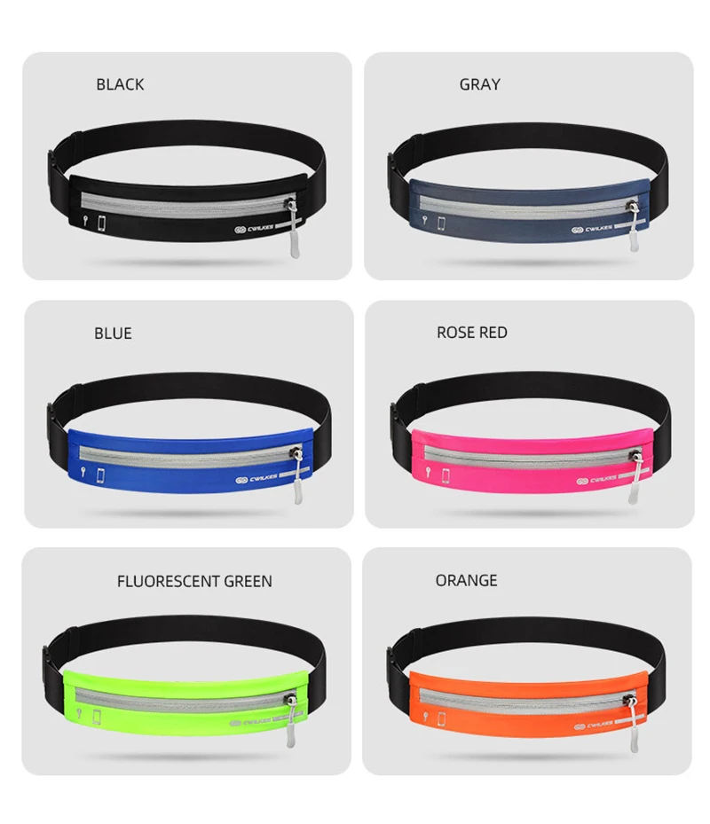 Ceinture running pro+ orange fluo