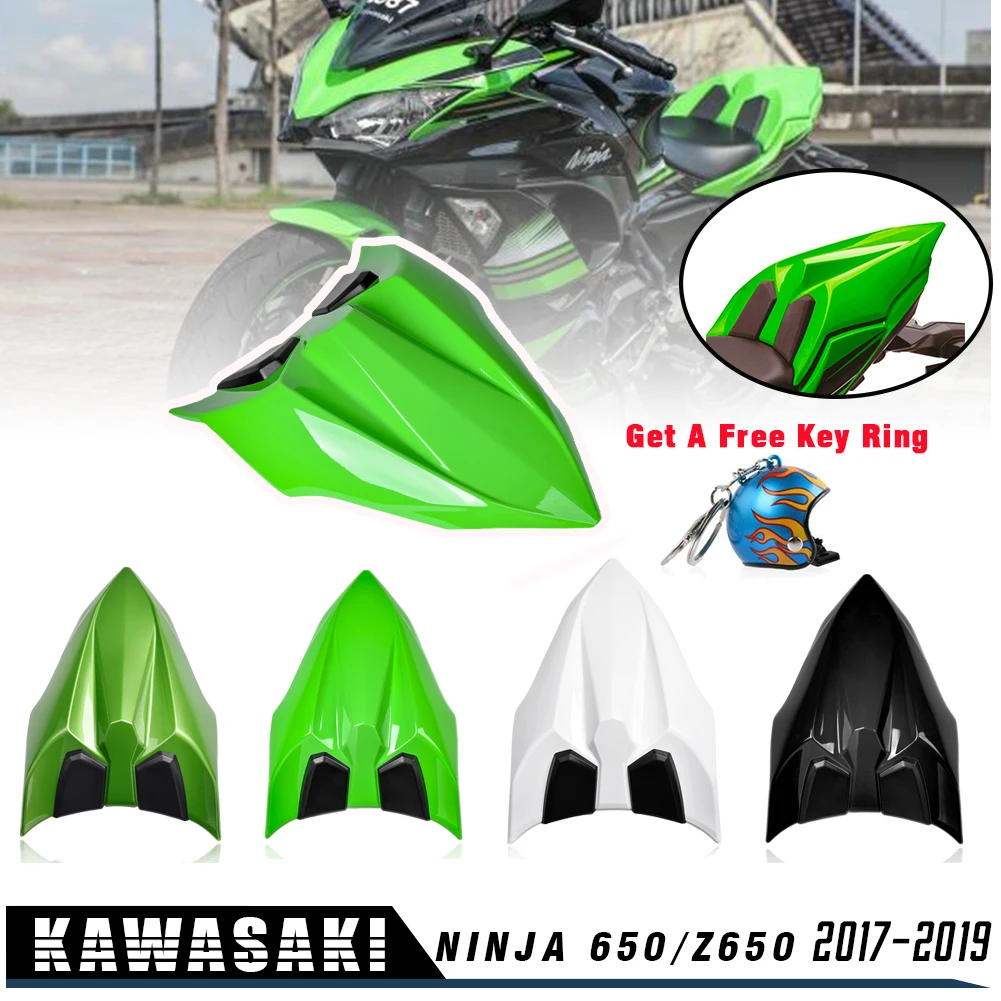 

NINJA 650 Z650 Rear Seat Cover Cowl Fairing ABS Seat Cowl Hump Faring for Kawasaki NINJA650 Z 650 2017 2018 2019 Accessories