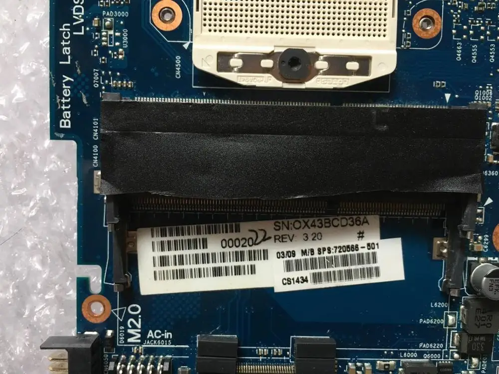 Высококачественная материнская плата для ноутбука 720566 ENVY 15 J 15T 501 проверенная