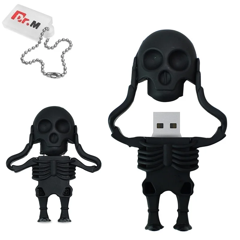 

USB-флеш-накопитель в виде черепа, 16-8 Гб