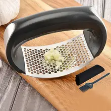 3 шт./компл. прочный Нержавеющая сталь руководство чеснок Пресс дробилка для очистки фруктов и овощей щетка Кухня гаджеты Многофункциональный Кухня расходные материалы