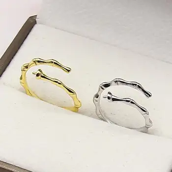 

New Arrival Ring Findings, Adjustable Ring Jewelry Parts Fittings Silver Accessories for Pearls Coral Beads Stones Jade