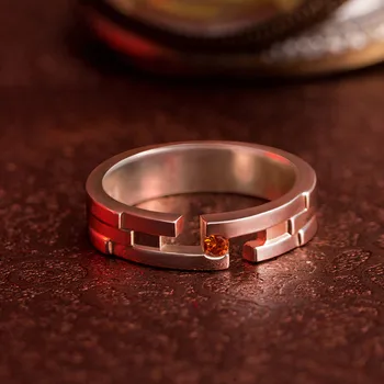 

S925 Sliver Date A Live Tokisaki Kuru Ring Roman Numerals Men Cos Gift Adjustable Women Ring Gift