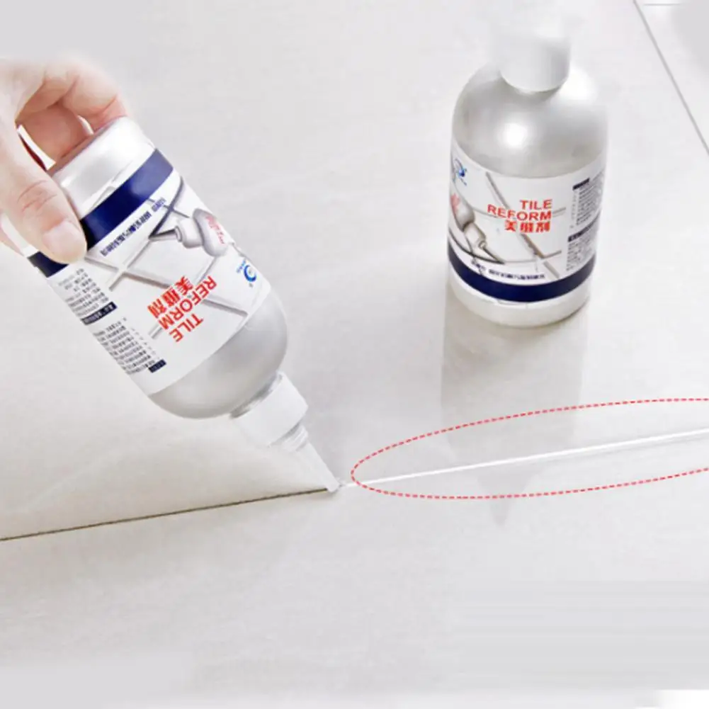 

280ml Tile Gap Repair Glue Epoxy Grout Sealant For Floor Seam Waterproof Mouldproof Refill Repair The Look Of Tile Grout Lines