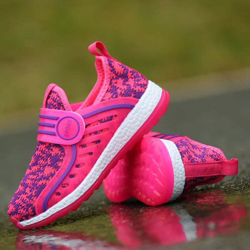 Детские кроссовки для бега; летняя детская спортивная обувь; Tenis Infantil; легкая дышащая обувь для девочек; детская обувь; повседневные кроссовки