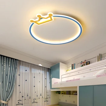 

Modern Led Ceiling Lights Crown masonry Simple Remote Control Dimmable Lamp For Study Living Room Bedroom Indoor Lighting Fixtur