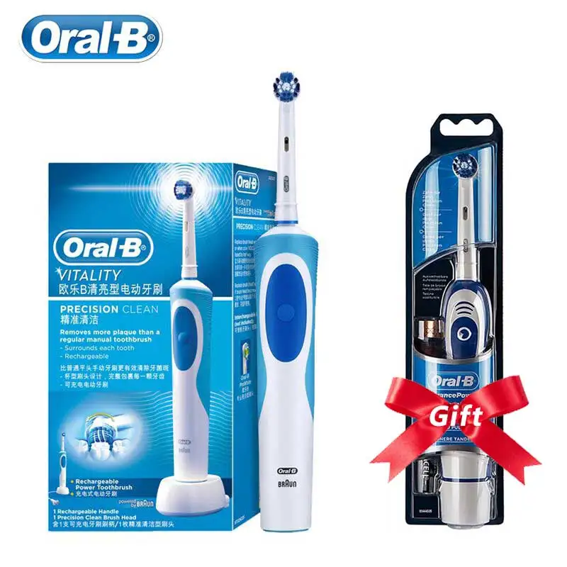 Oral B Vitality Electric Toothbrush Adult Teeth Brush Waterproof Gum Care Teeth Whitening Cleaning T