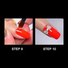 12 шт., 8 мл, для дизайна ногтей, быстрое расширение клея, набор, без бумажного лотка, быстрый инструмент для ногтей CNT 66