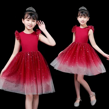 

Kids Ballet Dance Summer New 2020 Girls Children Dress Skirt Girl Skirts Princess Dress with Stage Dance Dress